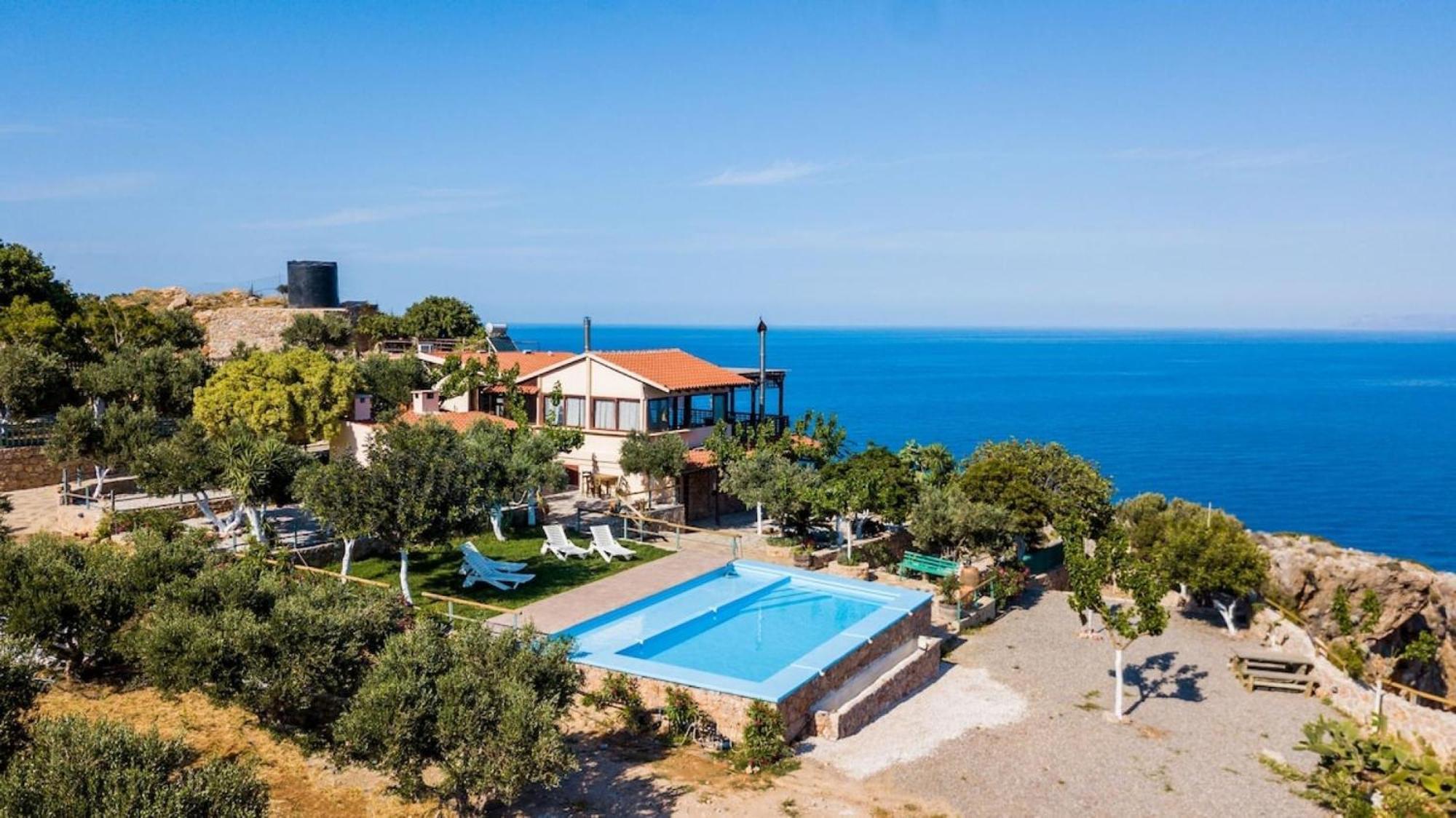 חאניה Villa Akrolithos With Private Pool מראה חיצוני תמונה