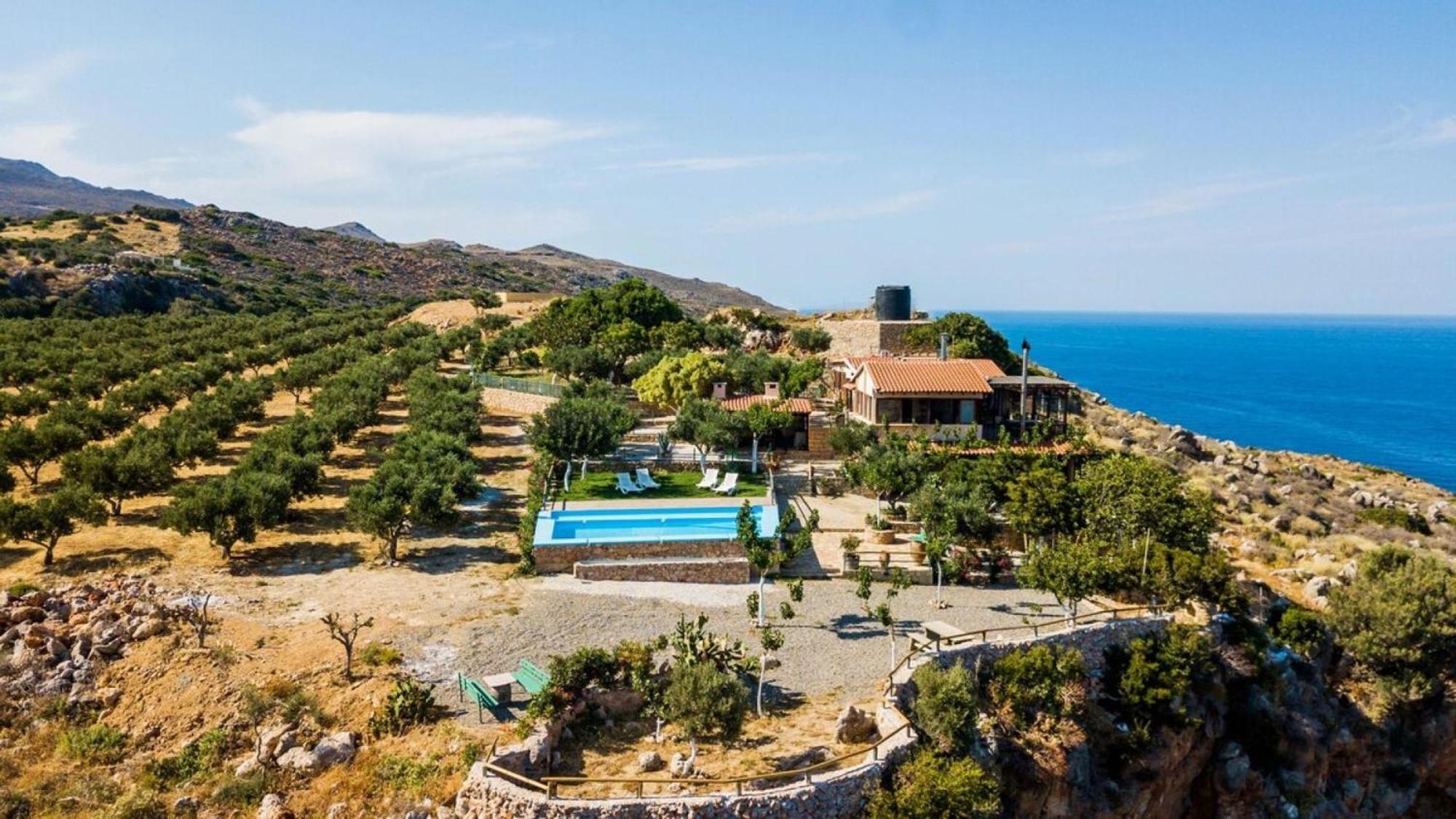 חאניה Villa Akrolithos With Private Pool מראה חיצוני תמונה